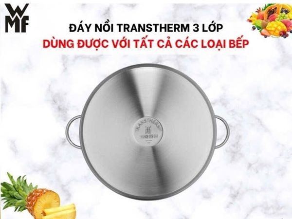Đáy TransTherm WMF Diadem Plus dùng cho bếp từ