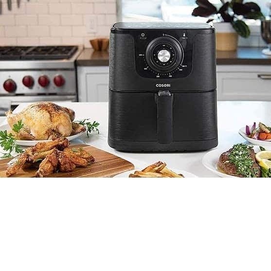 Nồi chiên không dầu Cosori CO158-AF 5.5L công suất 1700W chính hãng, thiết kế hiện đại, chiên nướng ít dầu.