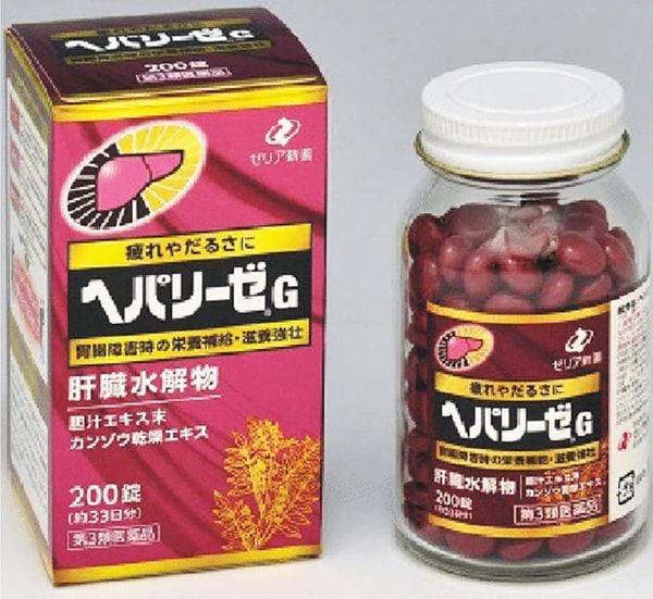 Viên uống bổ gan Hepalyse G Zeria Nhật Bản 200 viên