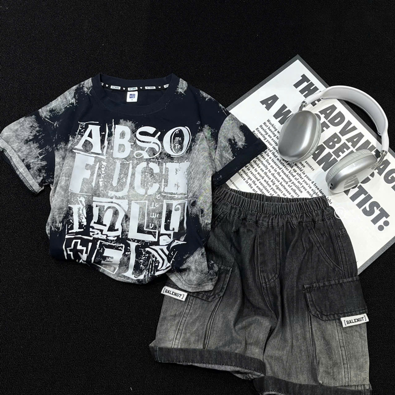 Bộ jean Quảng Châu bé trai ABSO 9828