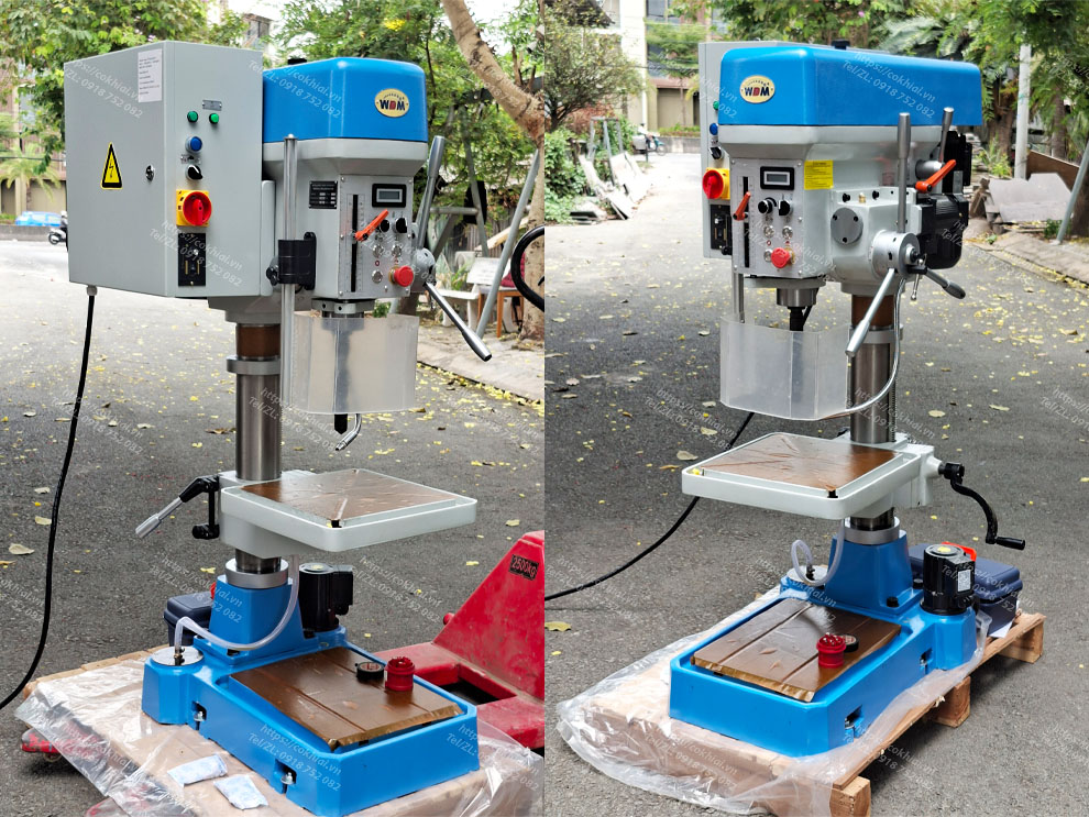 Ảnh thực tế máy khoan bàn vô cấp WDDM ZB4132VP