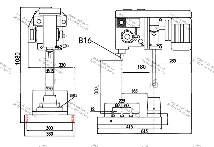 Thông số kỹ thuật máy taro T-4508