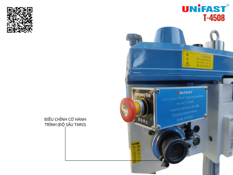 Cữ hành trình máy taro tự động Unifast M8