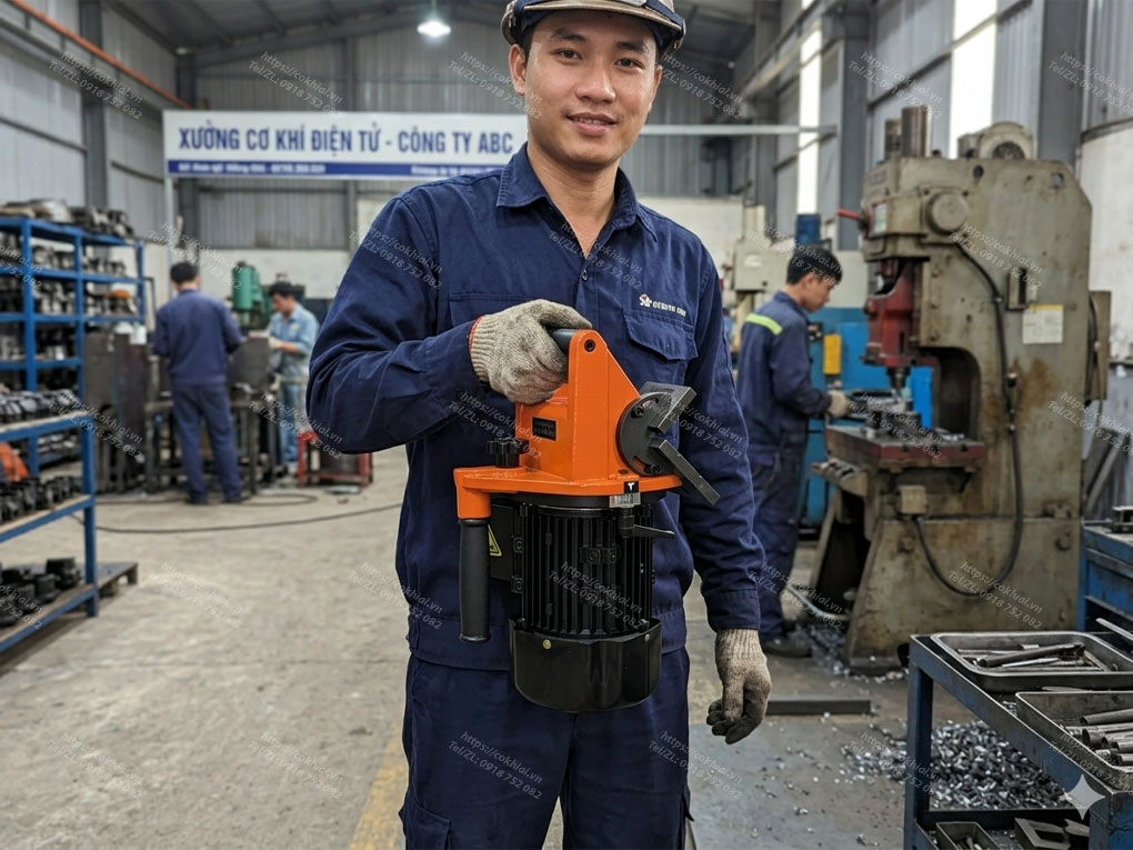 Máy vát mép cầm tay Unifast JT200