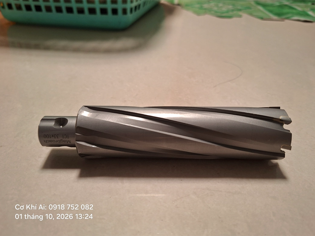 Mũi khoan từ phi 33 khoan sâu 100mm
