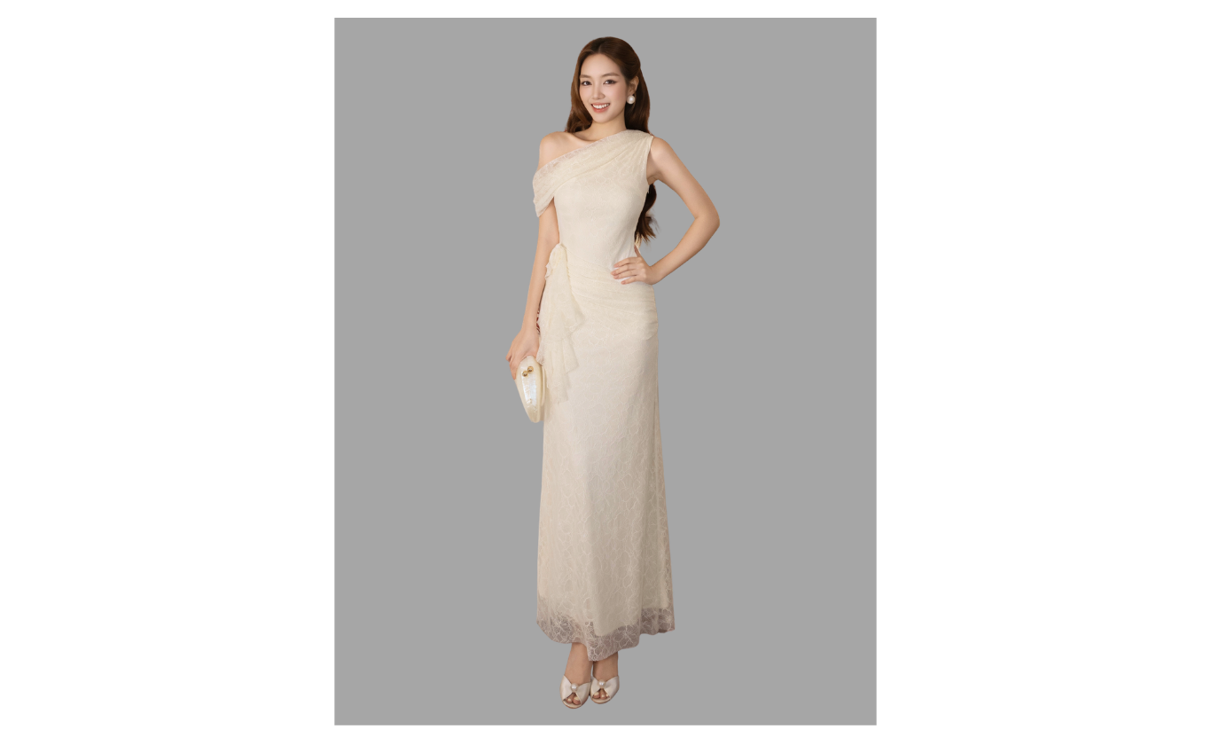 Đầm Body Tiệc Thun Dài Trễ Vai - DAI04T