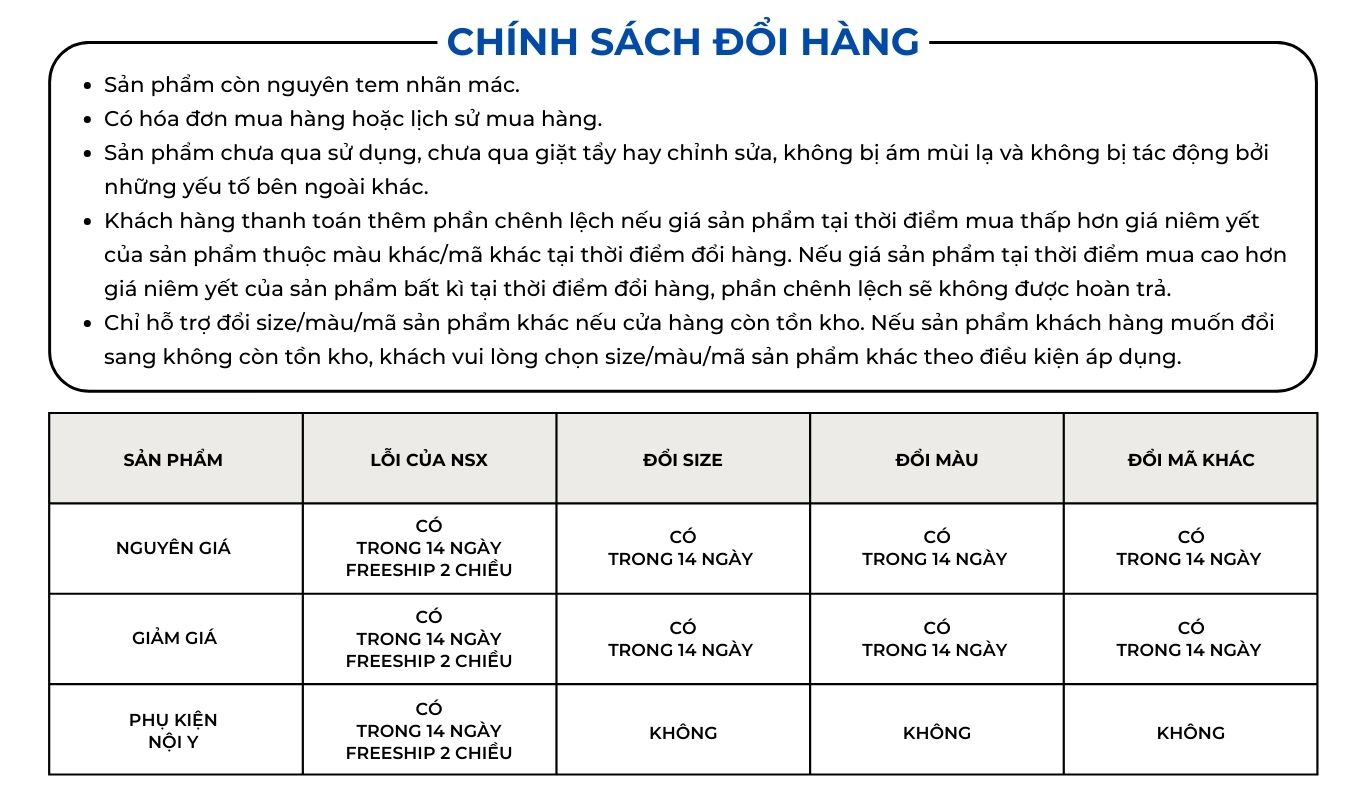 Đầm xòe 2 dây tiệc ngắn cổ sen D4578D - Chính sách đổi trả