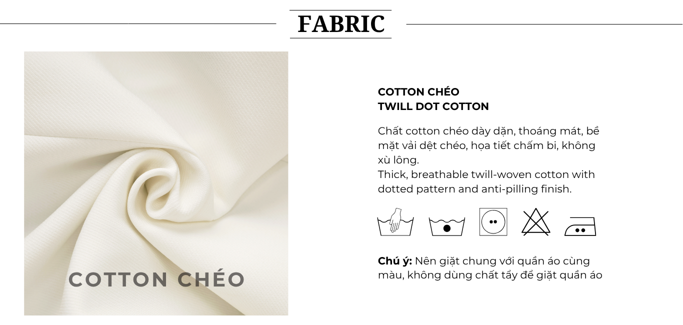 Áo blazer tiệc cotton không ve cổ AAA74V - Chất liệu