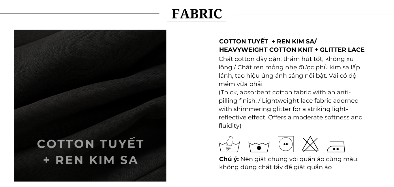 Áo kiểu tiệc ren tay ngắn AAE01B - Chất liệu cotton
