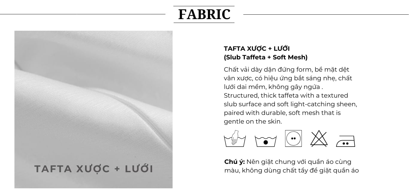 Áo kiểu tiệc cúp ngực dáng peplum A4593A - Chất vải tafta