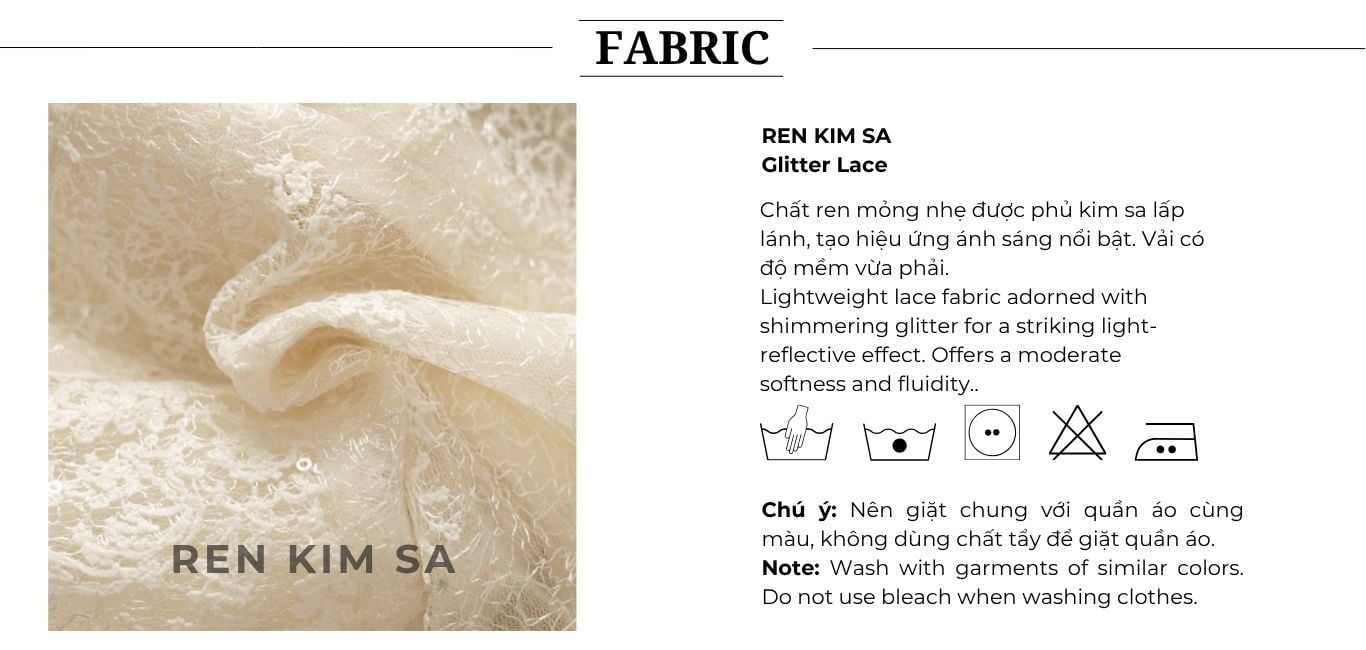 Áo Kiểu Tiệc Ren Kèm Tag Hoa 3D - AAK11B