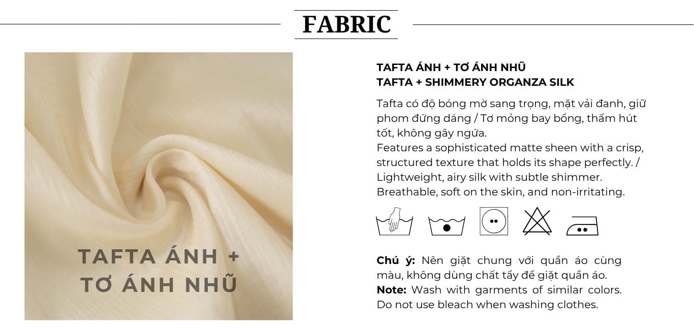 Đầm Xòe Tiệc Tafta Dài Hoa Cài - DAI06A