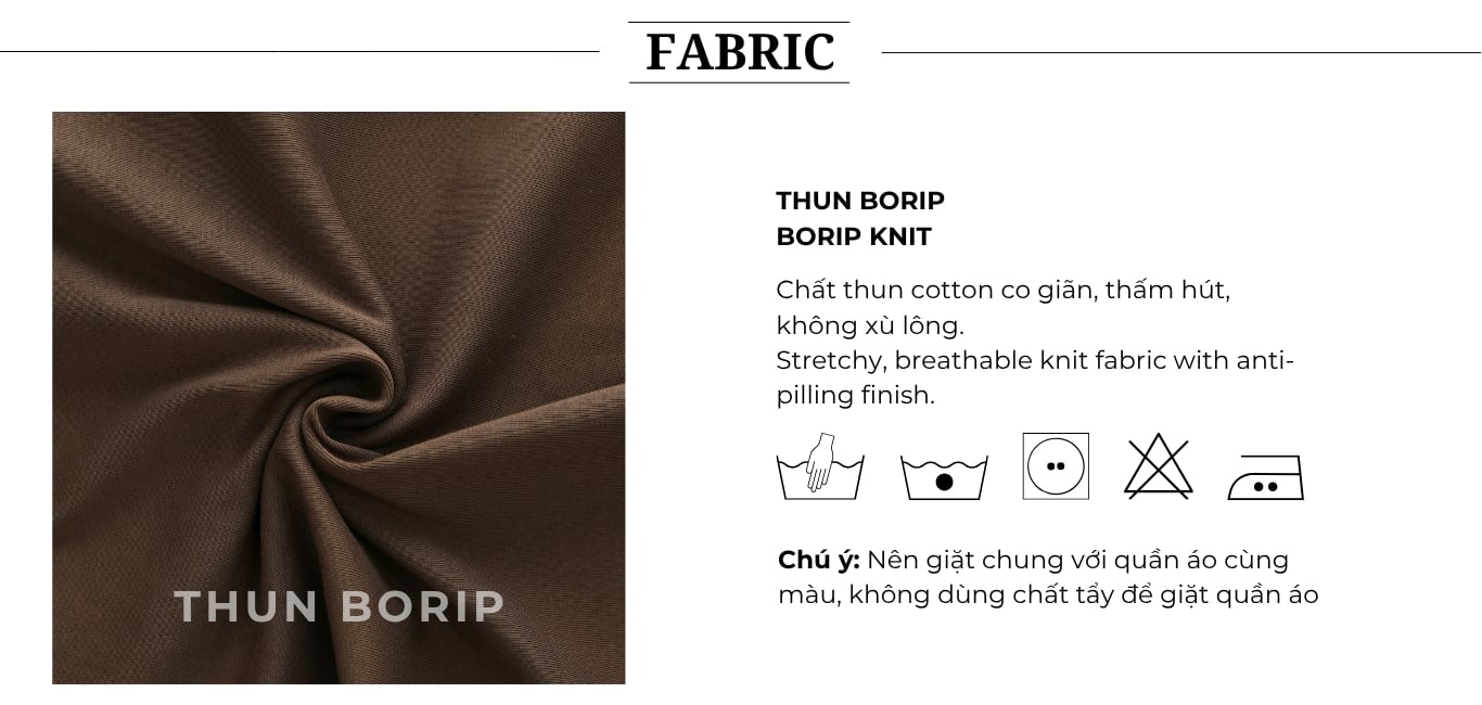 Áo kiểu dạo phố thun bozip, cổ thuyền, kèm tag kim loại AAF45H