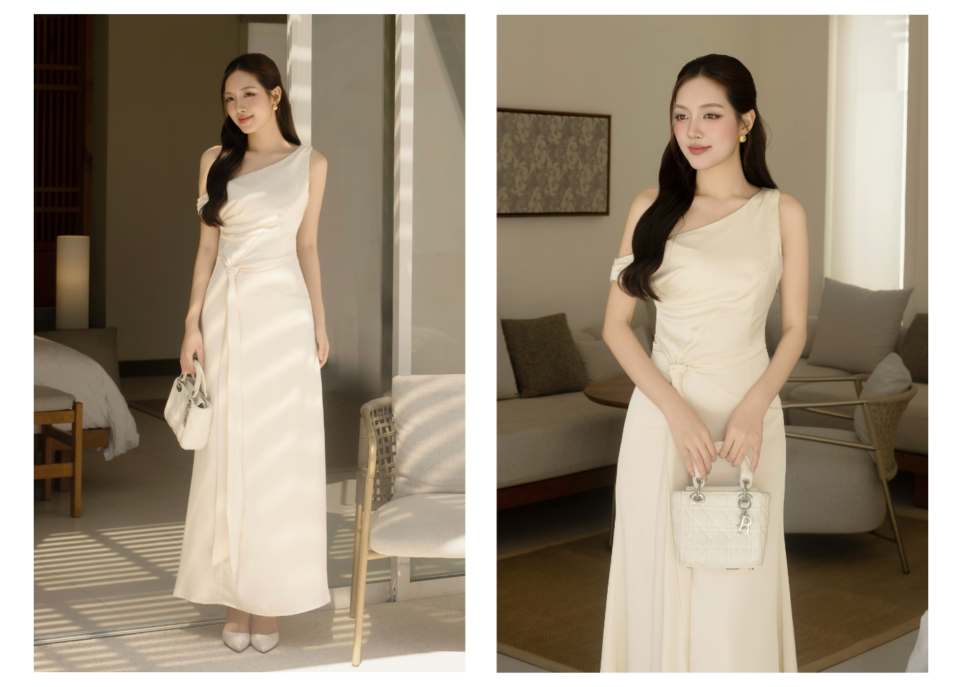 Đầm body tiệc lụa dài đuôi cá DAE05A - Lookbook 1
