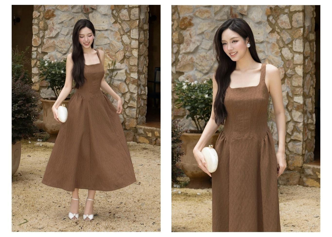 Đầm Dự Tiệc Cưới Dài Sang Trọng