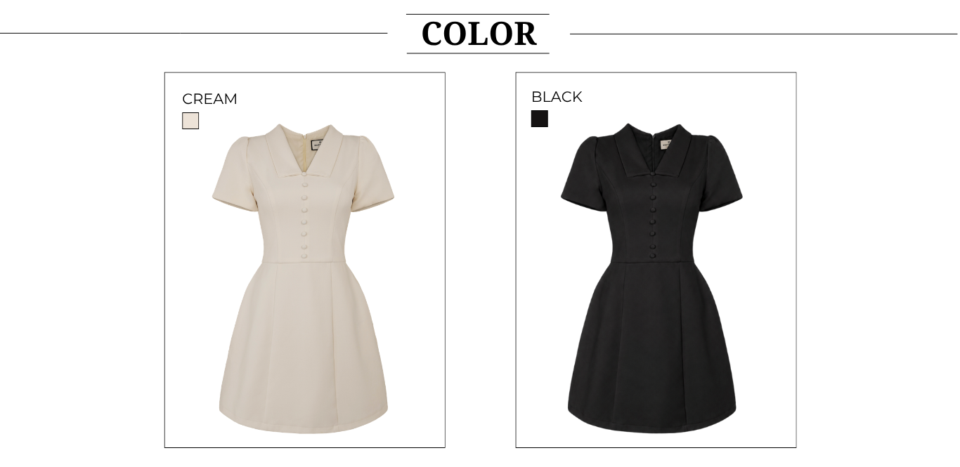 Đầm Công Sở Cotton Ngắn Cổ V - DAG23B