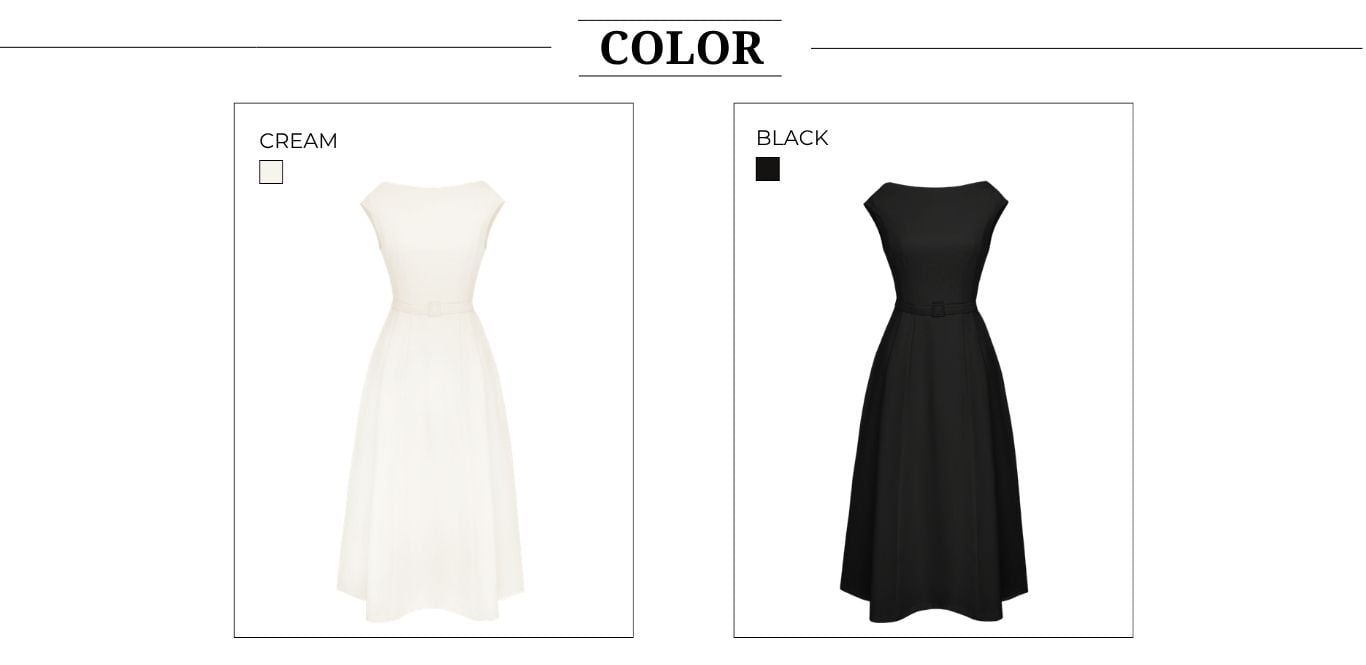 Đầm Xòe Công Sở Cotton Dài Xòe - DAI22A