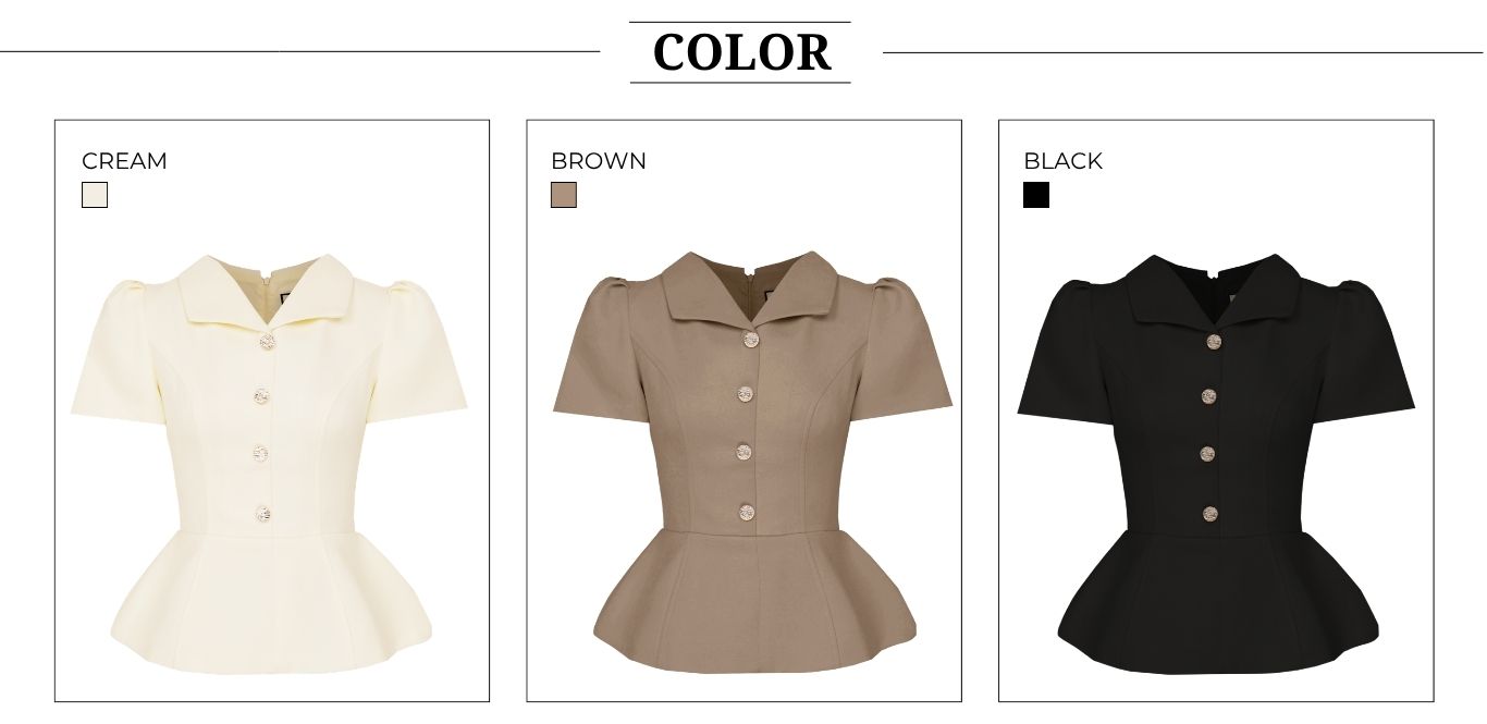 Áo Kiểu Công Sở Cotton Tay Ngắn - AAI25A