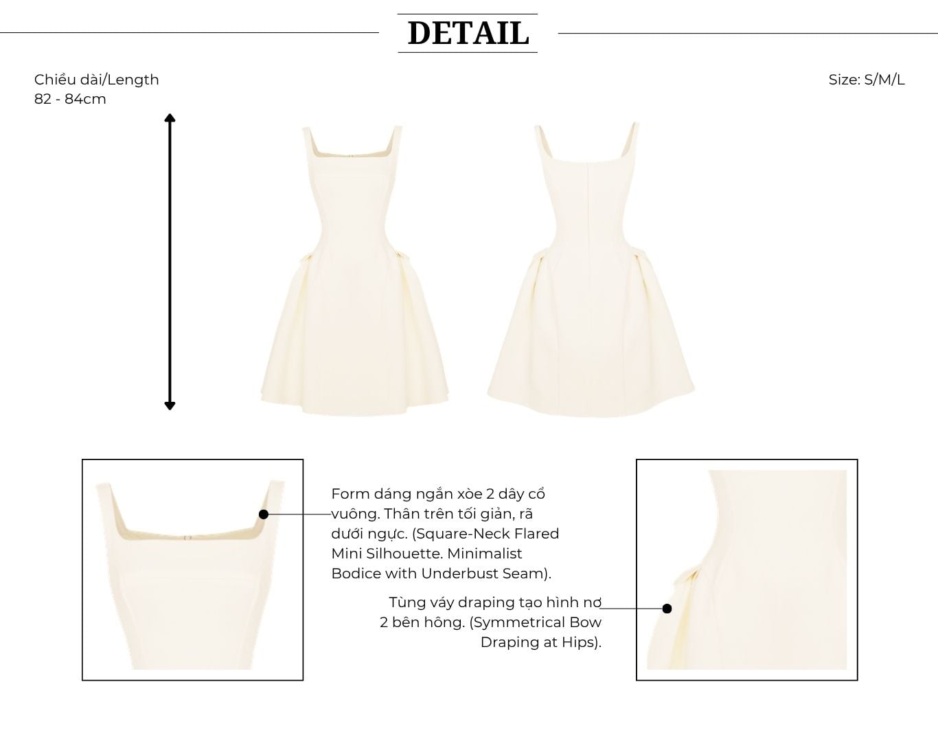 Đầm Xòe Tiệc Cotton Ngắn 2 Dây - DAK09A