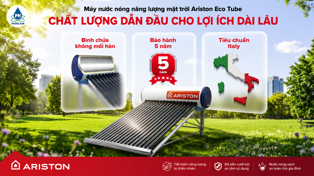 năng lượng mặt trời ariston - Phương Nam Water