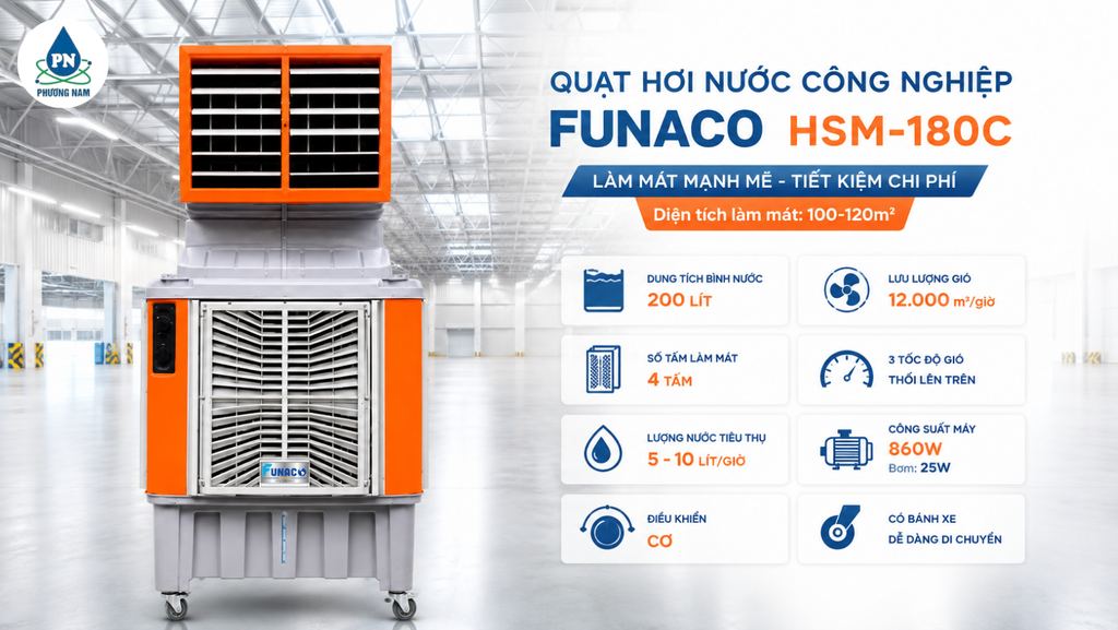 Quạt HSM-180C - Phương Nam Water