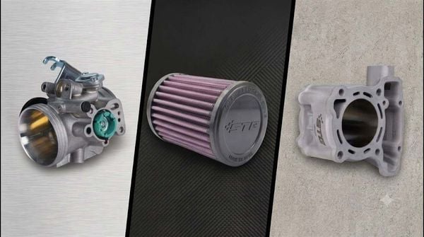 combo hiệu năng cao STB: Họng xăng - lọc gió - lòng trái