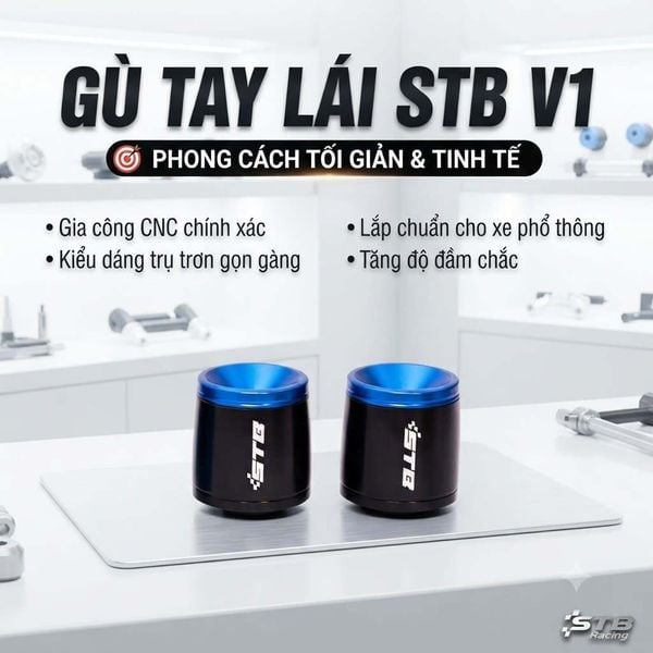 gù tay lái v1 xanh đen