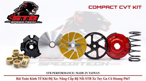 Nâng cấp bộ nồi STB xe tay ga tiết kiệm chi phí