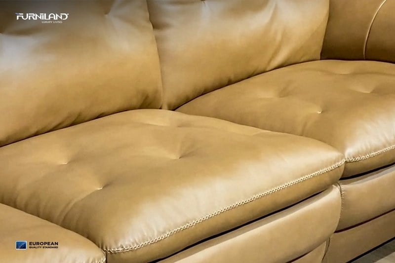 Ghế Sofa Da Thật Nhập Khẩu Romano băng