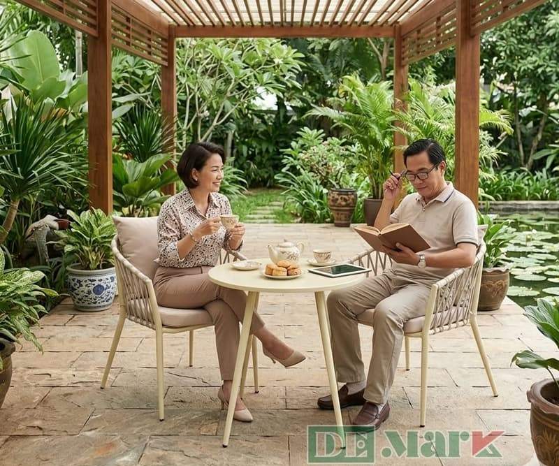 Sống chậm tại nhà với góc thư giãn ngoài trời đầy cảm hứng