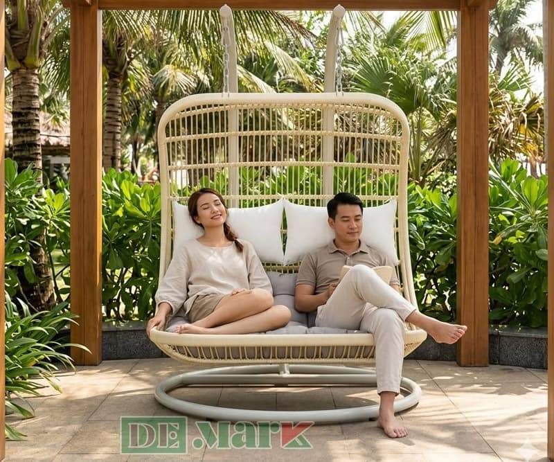 Không gian sống ngoài trời giúp gia đình tận hưởng cuộc sống trọn vẹn hơn