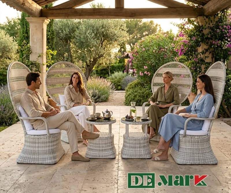 Sofa sân vườn cao cấp giúp kết nối gia đình trong không gian sống ngoài trời