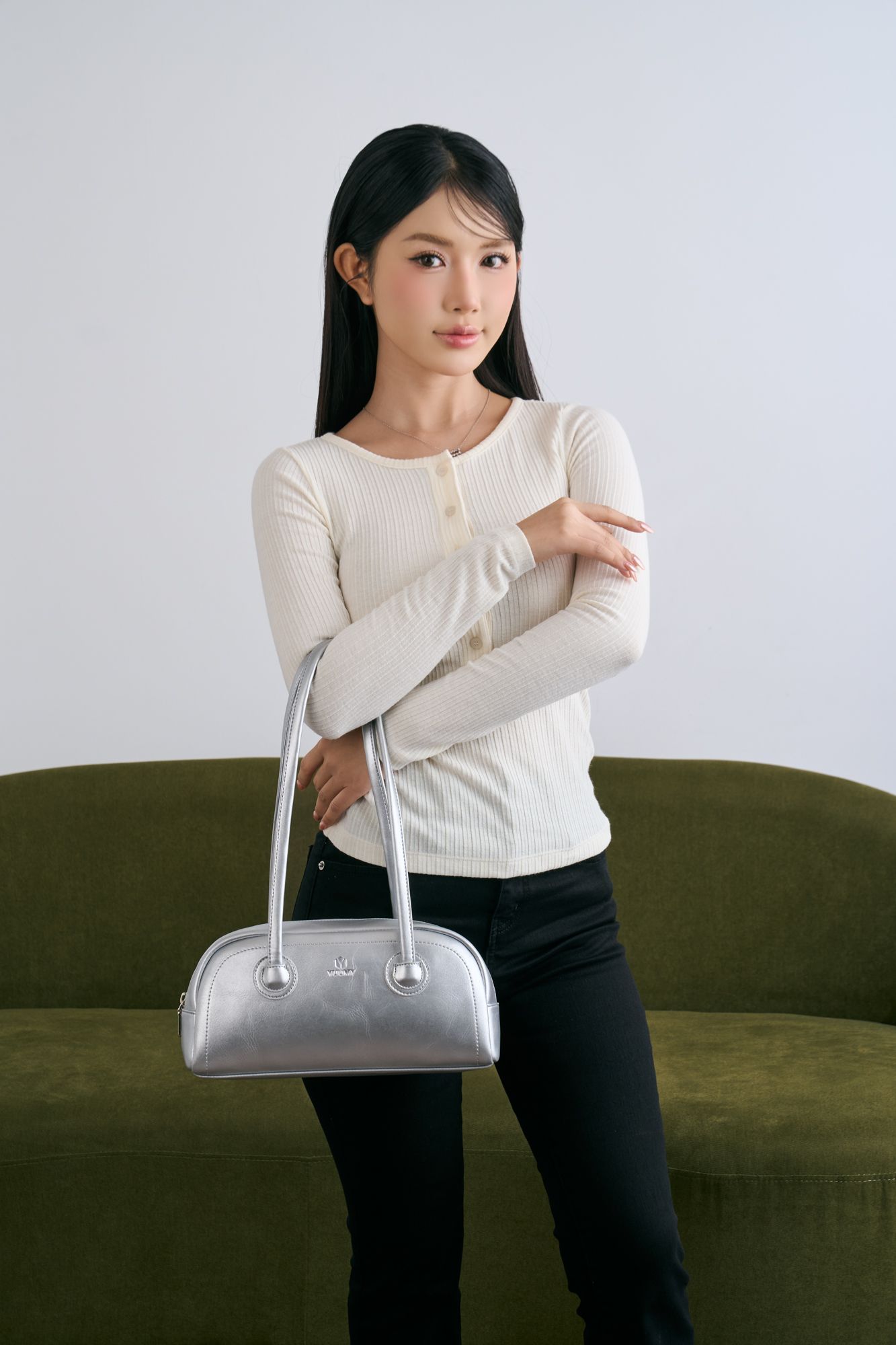 Túi Yuumy (Thời trang nữ kẹp nách thanh lịch - Túi đeo vai da Glossy YN309)