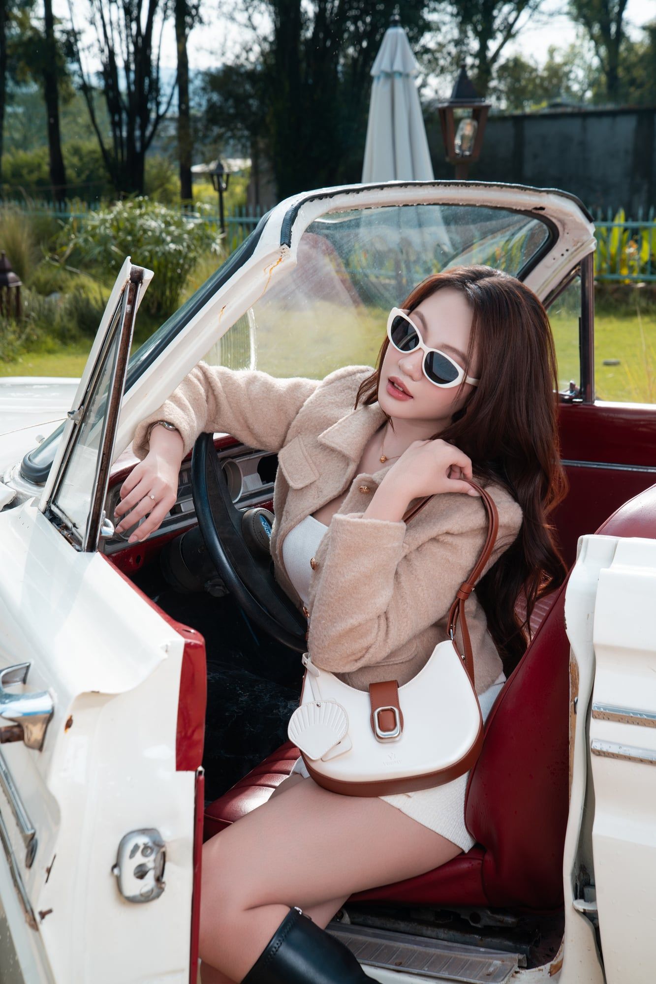 Túi đeo vai nữ YUUMY YN320 (Màu Trắng)