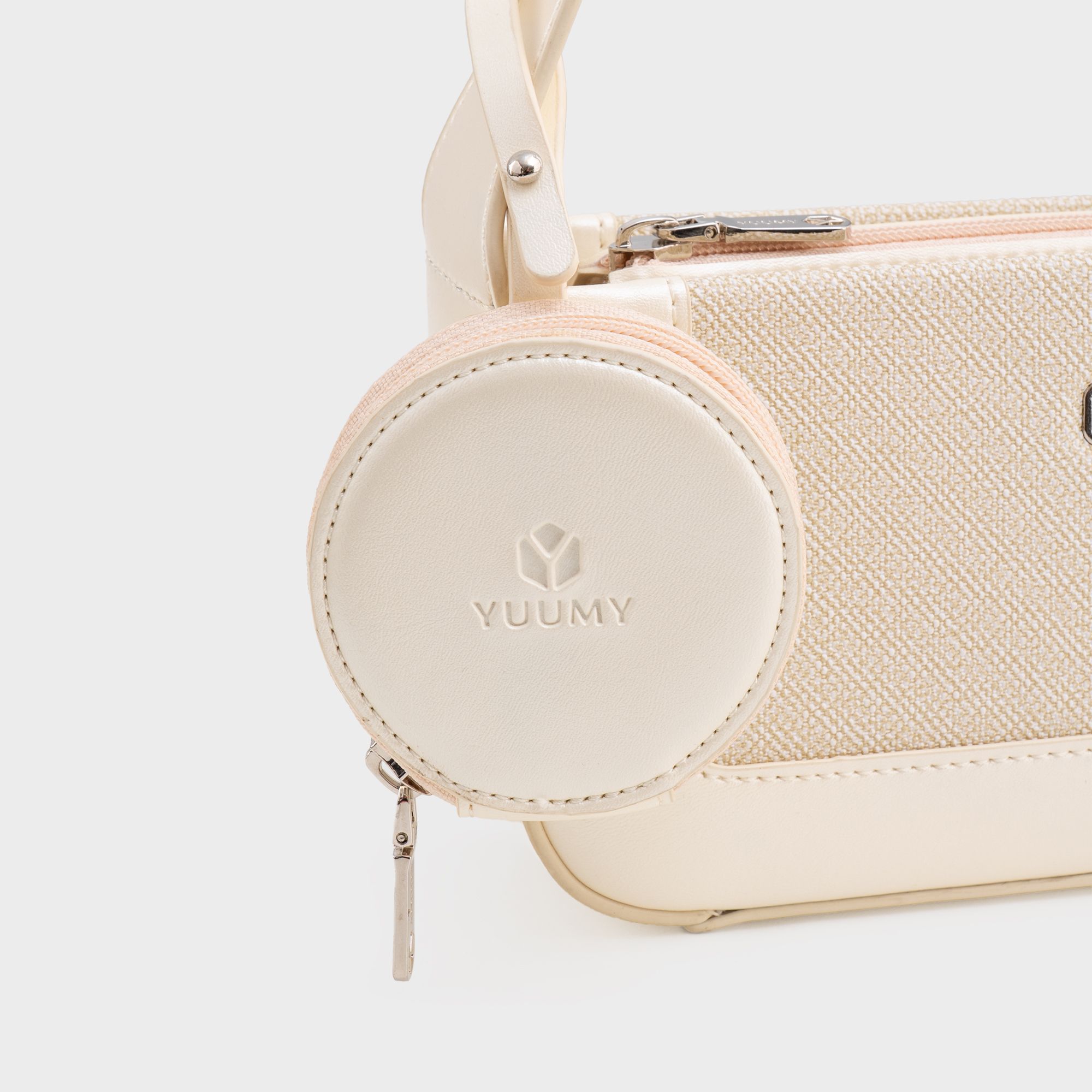 Túi Yuumy (Thời trang nữ size 22 phối ví mini - Túi đeo chéo da Glossy YN346)