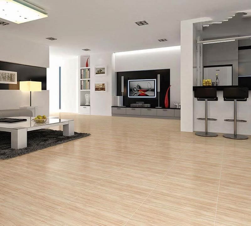 lát gạch giả gỗ sáng màu