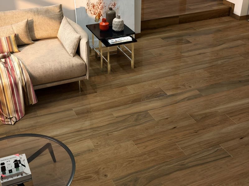 gạch giả gỗ tông nâu nhạt