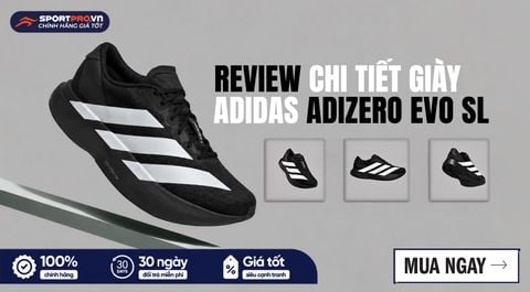 Review Chi Tiết Giày Adidas Adizero Evo SL: Siêu Giày Tập Hot Nhất 2026