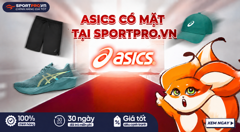 THƯƠNG HIỆU ASICS CHÍNH THỨC CÓ MẶT TẠI SPORTPRO.VN