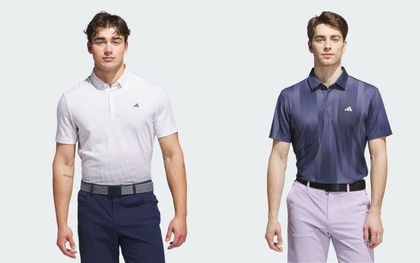 Áo polo golf nam với áo ngắn hoạt hình