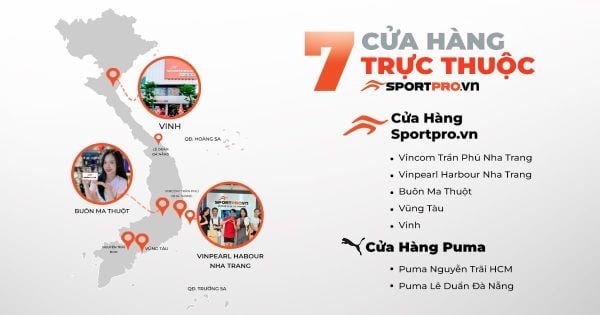 Hệ thống cửa hàng Sportpro.vn