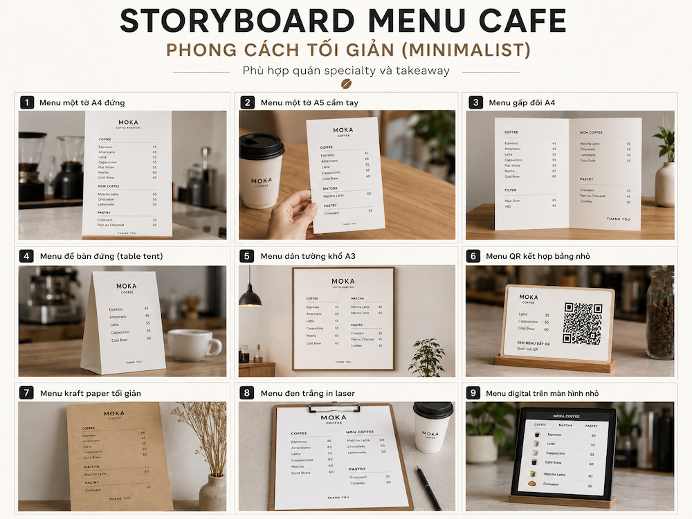 Mẫu Menu Quán Cà Phê Đẹp: Hướng Dẫn Chi Tiết Từ A Đến Z Cho Chủ Quán Nhỏ Và Vừa