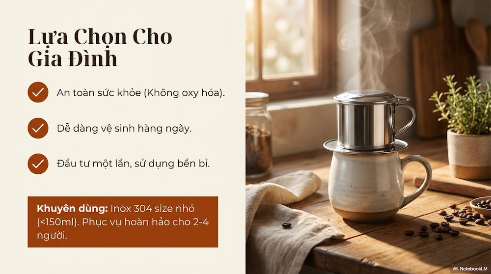 Các Loại Phin Cafe: So Sánh Chi Tiết Để Chủ Quán Chọn Đúng Ngay Lần Đầu