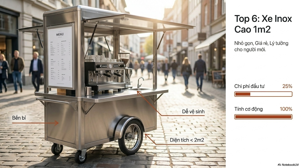 Các Mẫu Xe Đẩy Cafe – Take Away Đẹp Và Tiện Lợi Nhất Hiện Nay Mà Bạn Nên Tham Khảo