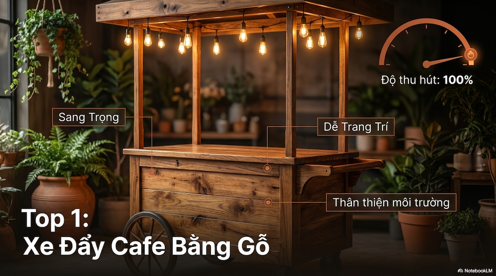 Các Mẫu Xe Đẩy Cafe – Take Away Đẹp Và Tiện Lợi Nhất Hiện Nay Mà Bạn Nên Tham Khảo