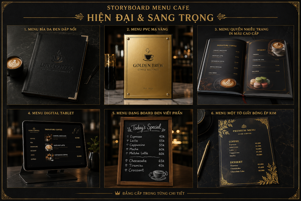 Mẫu Menu Quán Cà Phê Đẹp: Hướng Dẫn Chi Tiết Từ A Đến Z Cho Chủ Quán Nhỏ Và Vừa