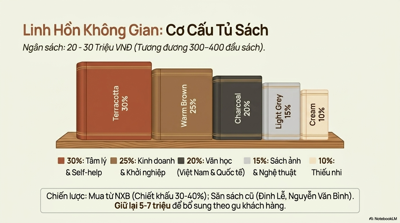 Mở Quán Cafe Sách Bao Nhiêu Vốn? Mọi Con Số Bạn Cần Biết Trước Khi Đầu Tư