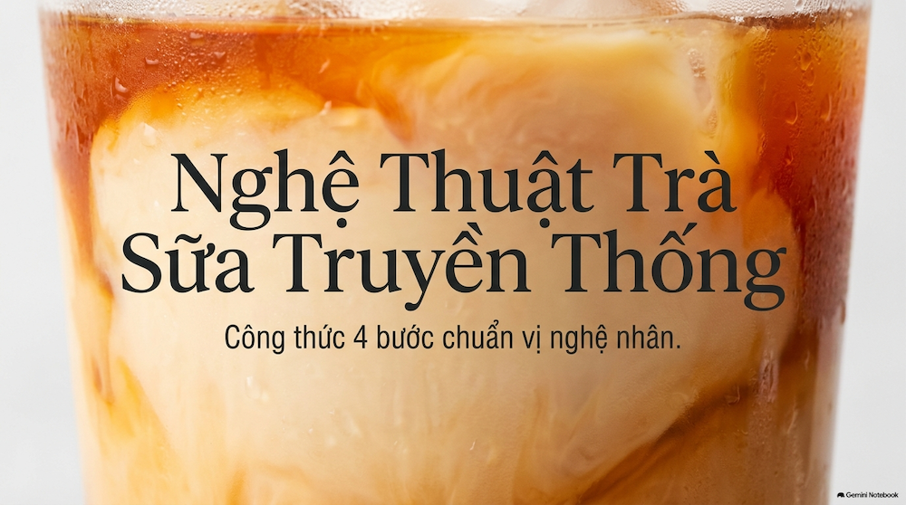 Trà Sữa Truyền Thống Không Khó Như Bạn Nghĩ: Công Thức 4 Bước Chuẩn Vị Ngon Nhất