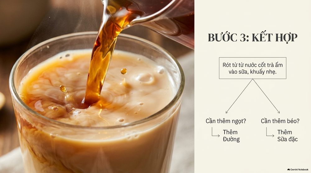 Bước 3 – Kết Hợp & Điều Chỉnh Hương Vị