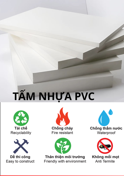 Tấm nhựa đặc PVC